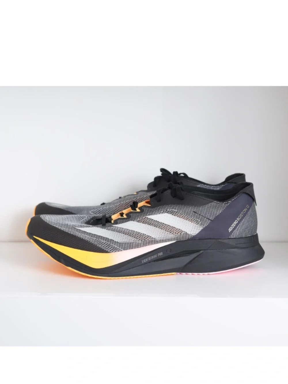 $160 Men’s Adidas Adizero Boston 12 Athletic Running Shoe IF9212 US 13 EU 48